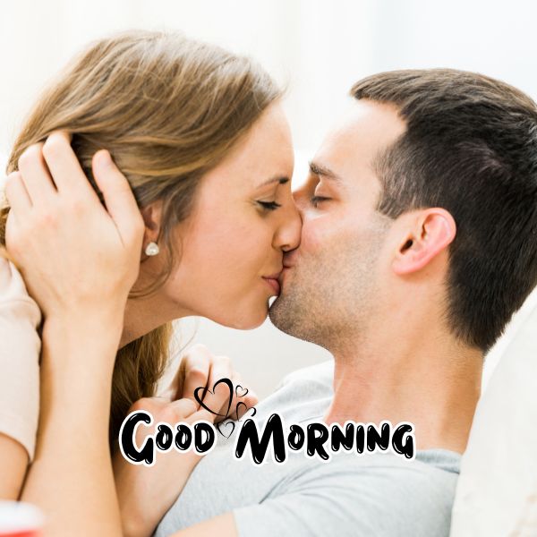 good morning kiss photo